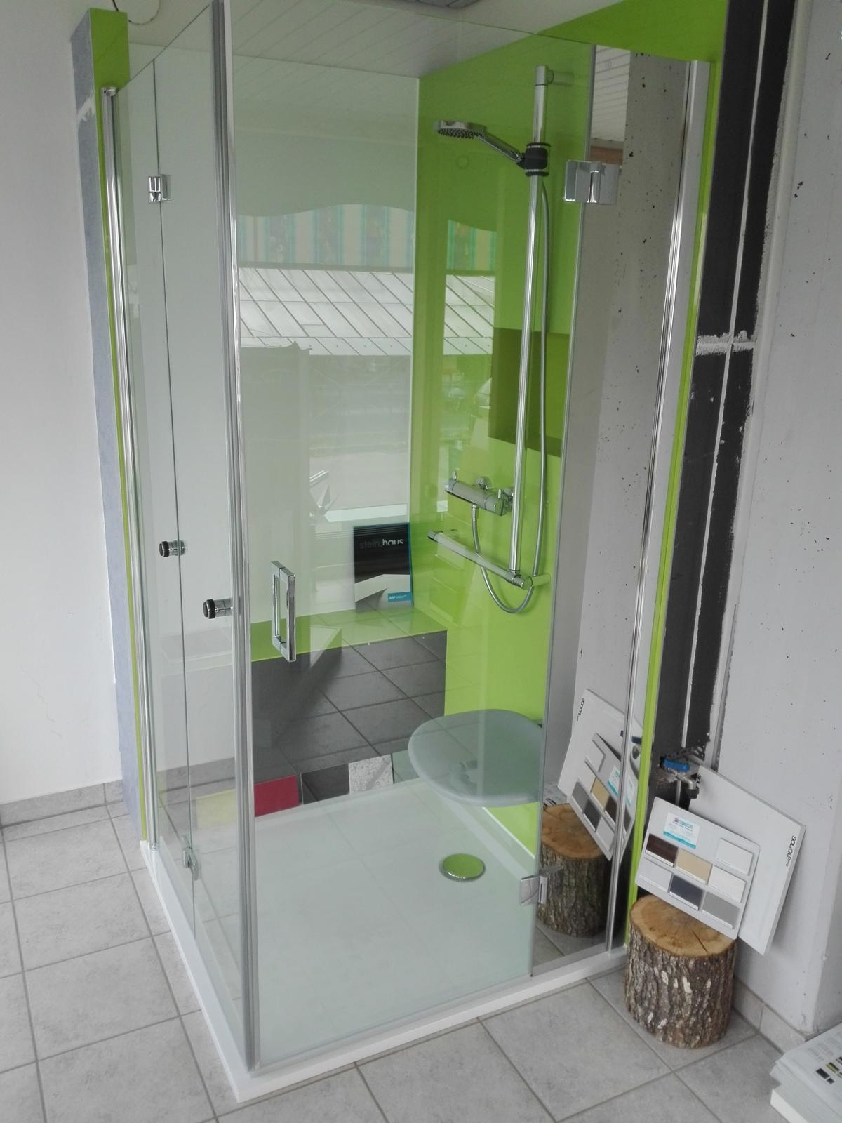 Barrierefreie Musterdusche